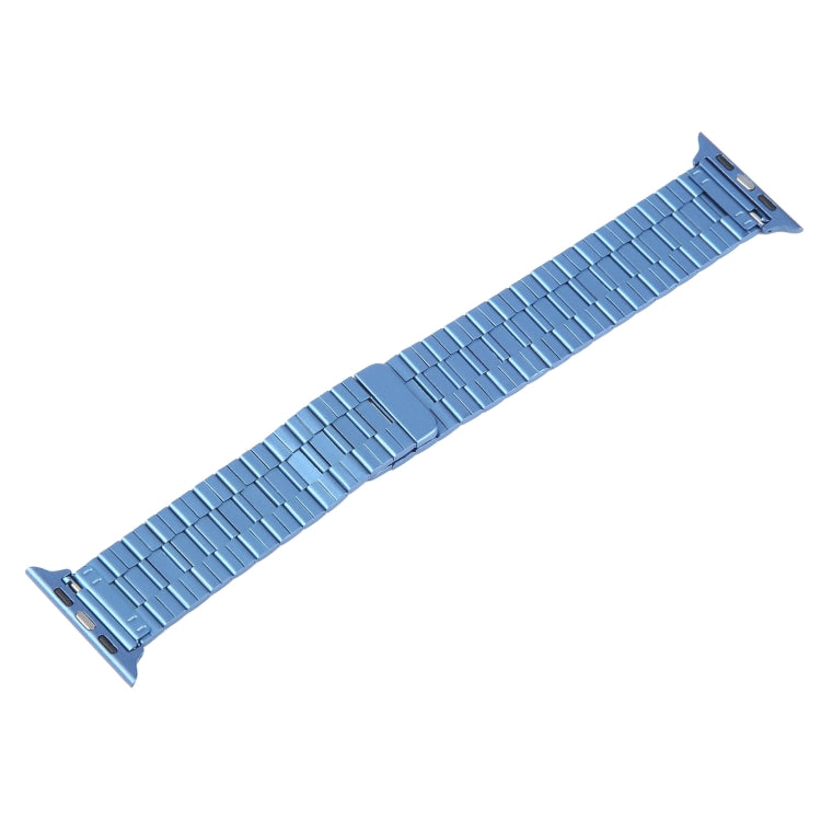 For Apple Watch 38mm Bamboo Stainless Steel Magnetic Watch Band(Blue) - free shipping - PMC TechLife - Order now!