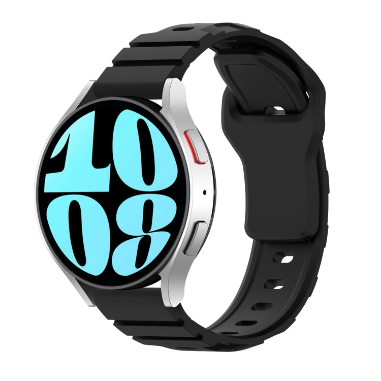 18mm Armor Silicone Watch Band(Black) - 18mm Bands by PMC TechLife | Online Shopping South Africa | PMC TechLife | Buy Now Pay Later Mobicred