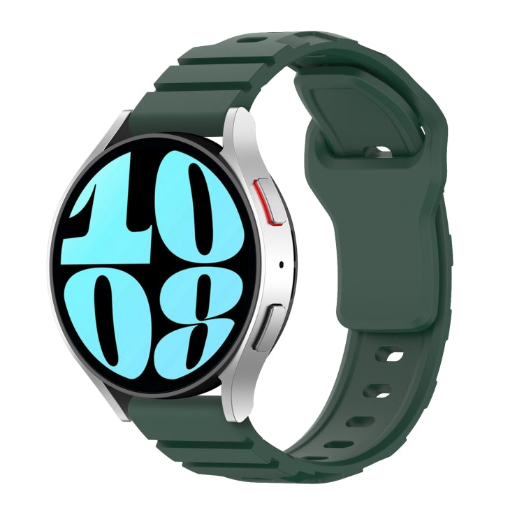 18mm Armor Silicone Watch Band(Dark Green) - 18mm Bands by PMC TechLife | Online Shopping South Africa | PMC TechLife | Buy Now Pay Later Mobicred