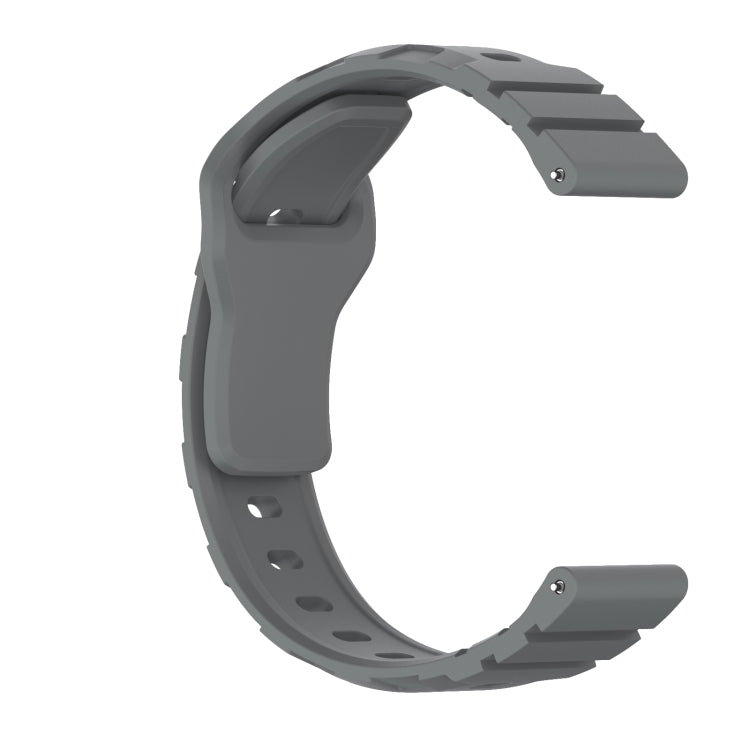 18mm Armor Silicone Watch Band(Space Grey) - 18mm Bands by PMC TechLife | Online Shopping South Africa | PMC TechLife | Buy Now Pay Later Mobicred