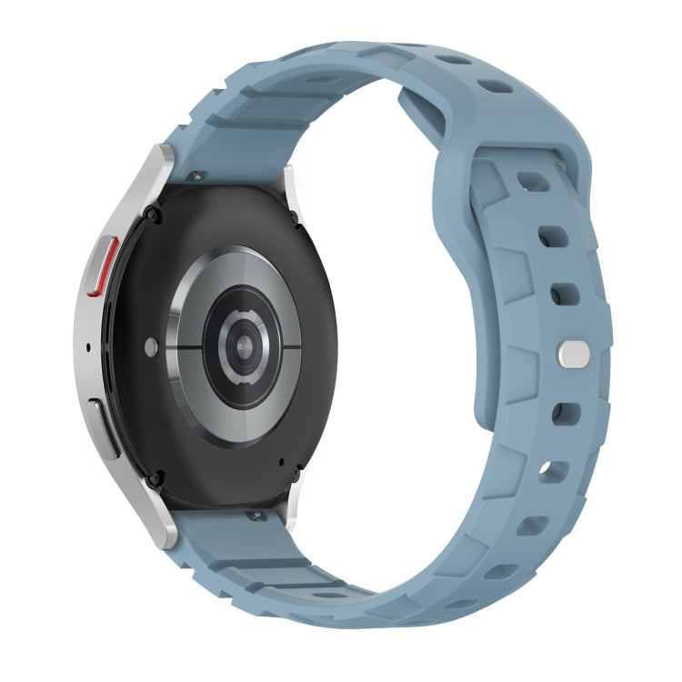 18mm Armor Silicone Watch Band(Rock Blue) - 18mm Bands by PMC TechLife | Online Shopping South Africa | PMC TechLife | Buy Now Pay Later Mobicred