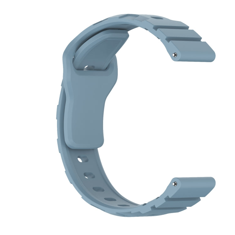 20mm Armor Silicone Watch Band(Rock Blue) - 20mm Bands by PMC TechLife | Online Shopping South Africa | PMC TechLife