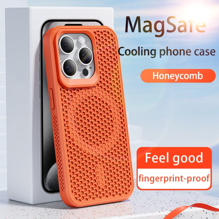 For iPhone 13 Pro Max MagSafe Magnetic Heat Dissipation Phone Case(Orange) - iPhone 13 Pro Max Cases by PMC TechLife | Online Shopping South Africa | PMC TechLife