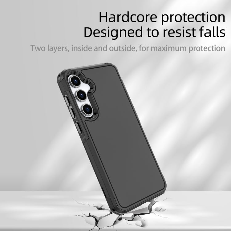 For Samsung Galaxy A55 5G RedPepper Armor PC Hybrid TPU Phone Case(Black) - Galaxy Phone Cases by RedPepper | Online Shopping South Africa | PMc TechLife | Buy Now Pay Later Mobicred