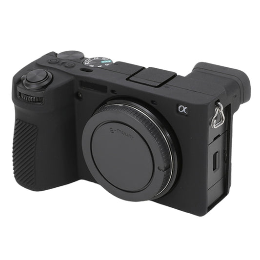 For Sony ILCE-6700 / A6700 Glossy Soft Silicone Protective Case(Black) - Protective Case by PMC Jewellery | Online Shopping South Africa | PMC Jewellery | Buy Now Pay Later Mobicred