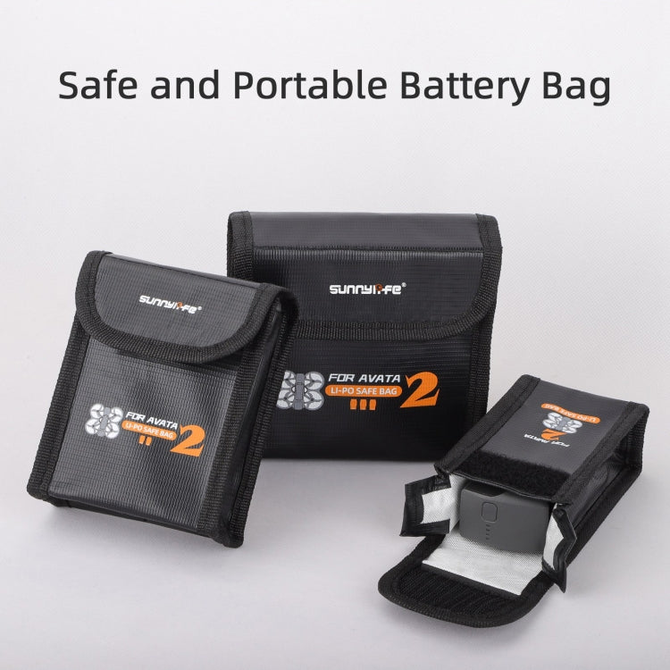 For DJI Avata 2 Sunnylife Battery Explosion-proof Safe Bag Protective Li-Po Safe Bag(For 3pcs Batteries) -  by Sunnylife | Online Shopping South Africa | PMC Jewellery