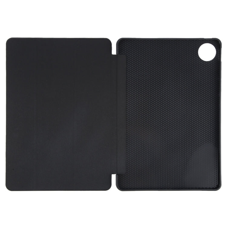 For Huawei MatePad Pro 11 2022/2024 Tri-fold Silicone Leather Tablet Case(Black) - Huawei by PMC Jewellery | Online Shopping South Africa | PMC Jewellery | Buy Now Pay Later Mobicred