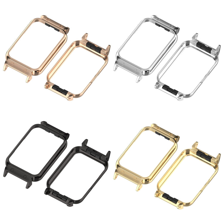 For Samsung Galaxy Fit 3 18mm Metal Frame Watch Protective Case(Black) - free shipping - PMC TechLife - Order now!
