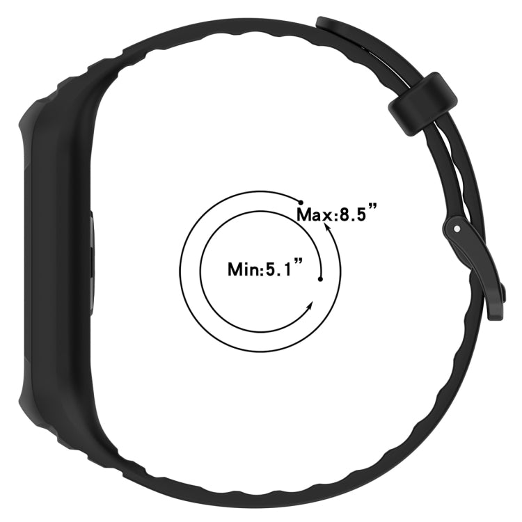 For Honor Band 9 Armor Integrated Silicone Watch Band(Midnight Blue) - Watch Bands by PMC TechLife | Online Shopping South Africa | PMC TechLife