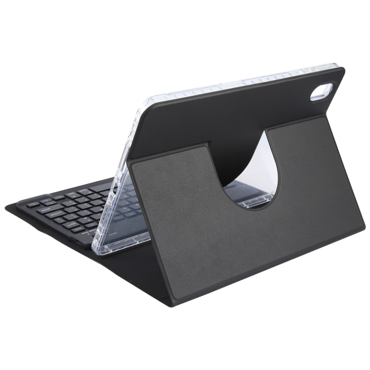 For Huawei MatePad 11 2023 / 2021 Square Button Bluetooth Keyboard Rotatable Holder Leather Case(Black) - Huawei Keyboard by PMC Jewellery | Online Shopping South Africa | PMC Jewellery