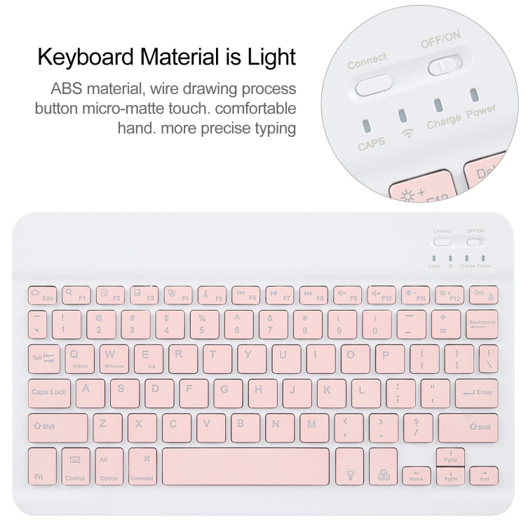 For Huawei MatePad Pro 11 2024 / 2022 Square Button Backlight Bluetooth Keyboard Rotatable Holder Leather Case(Rose Gold) - free shipping - PMC TechLife - Order now!