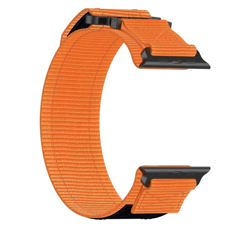 For Apple Watch SE 2022 40mm Nylon Hook And Loop Fastener Watch Band(Orange) - free shipping - PMC TechLife - Order now!
