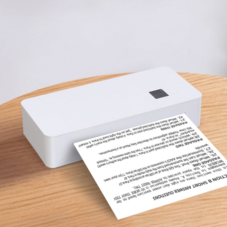 A4 mini Portable Bluetooth HD Thermal Printer for Home Office Study(UK Plug) - Printer by PMC TechLife | Online Shopping South Africa | PMC TechLife | Buy Now Pay Later Mobicred
