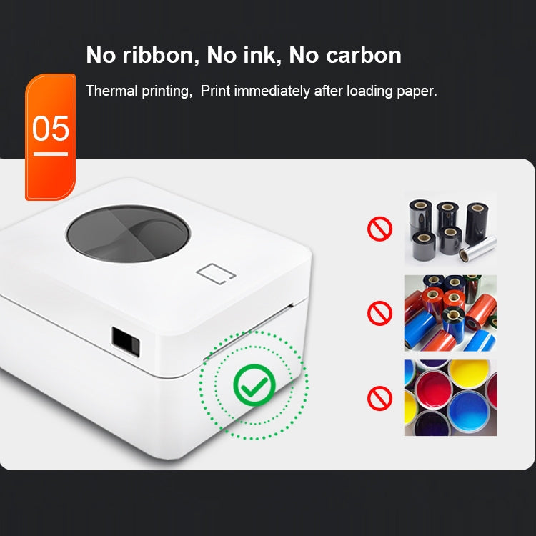 ZJ-9250 100x150mm USB Thermal Label Printer, Plug:AU Plug(Black) - Printer by PMC TechLife | Online Shopping South Africa | PMC TechLife | Buy Now Pay Later Mobicred