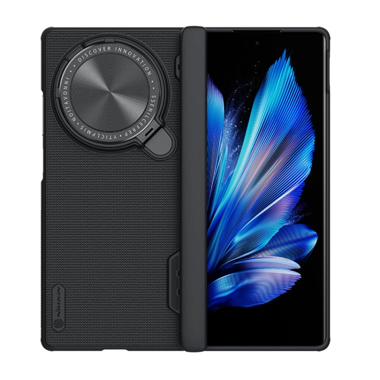 For vivo X Fold3 Pro NILLKIN Super Frosted Shield Prop PC + TPU Phone Case(Black) - vivo Cases by NILLKIN | Online Shopping South Africa | PMC Jewellery