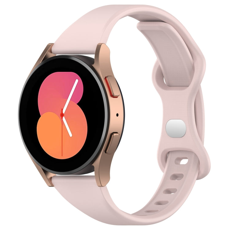 20mm Slim Reverse Buckle Silicone Watch Band(Light Pink) - 20mm Bands by PMC TechLife | Online Shopping South Africa | PMC TechLife