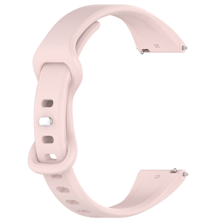 20mm Slim Reverse Buckle Silicone Watch Band(Light Pink) - 20mm Bands by PMC TechLife | Online Shopping South Africa | PMC TechLife