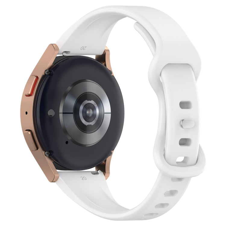 22mm Slim Reverse Buckle Silicone Watch Band(White) - 22mm Bands by PMC TechLife | Online Shopping South Africa | PMC TechLife