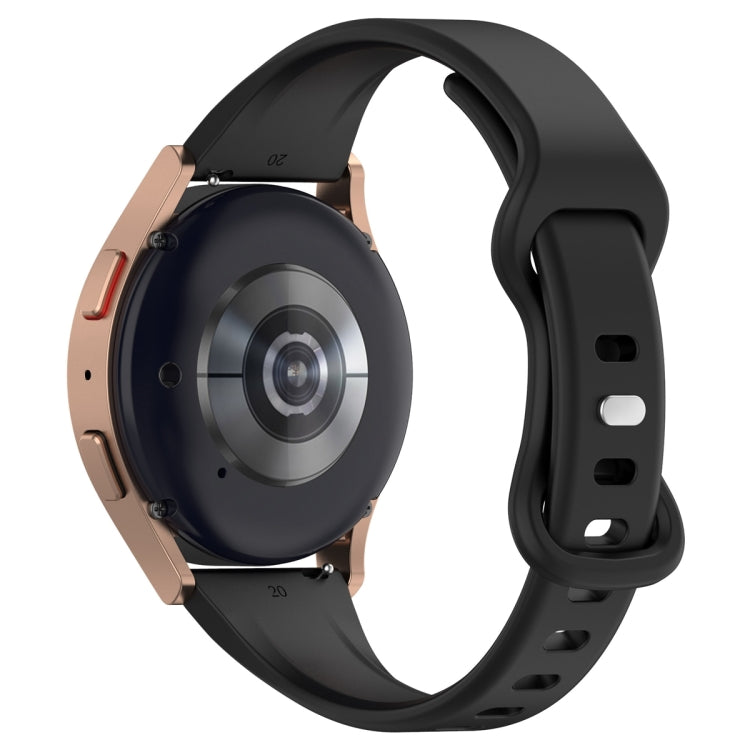 22mm Slim Reverse Buckle Silicone Watch Band(Black) - free shipping - PMC TechLife - Order now!