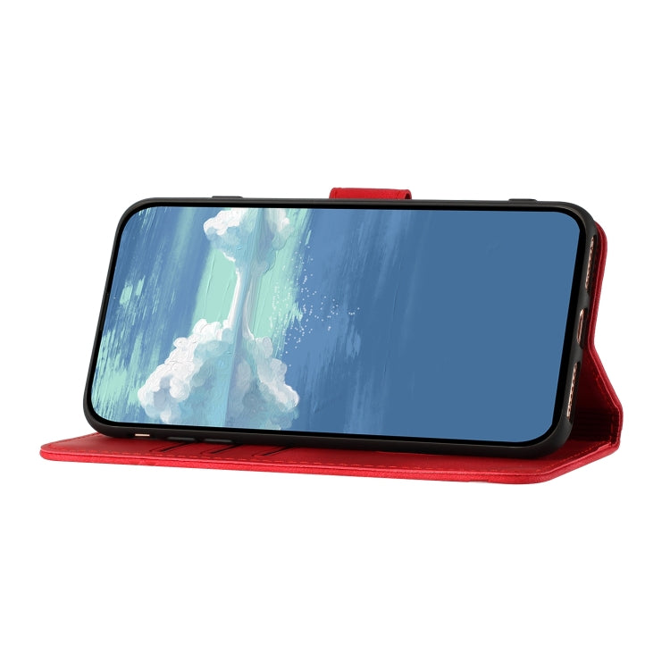For vivo Y20a/Y20g/Y12a Line Pattern Skin Feel Leather Phone Case(Red) - free shipping - PMC TechLife - Order now!