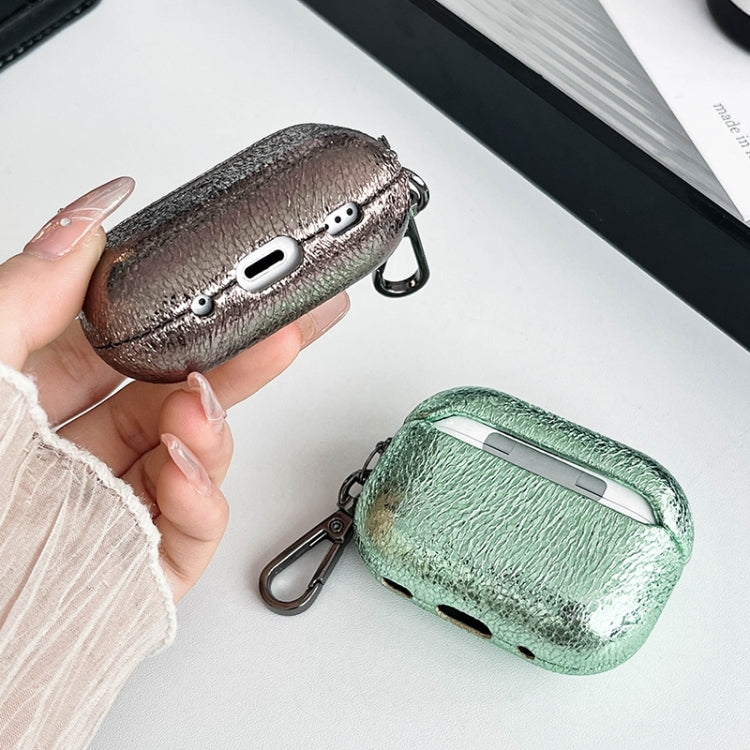 For AirPods Pro Burst Leather Texture Bluetooth Earphone Protective Case(Black) - free shipping - PMC Jewellery - Order now!