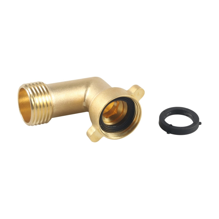 RV Water Inlet Check Valve Set with 90 Degree 3/4 Connector Adapter(Yellow) - Others by PMC TechLife | Online Shopping South Africa | PMC TechLife | Buy Now Pay Later Mobicred