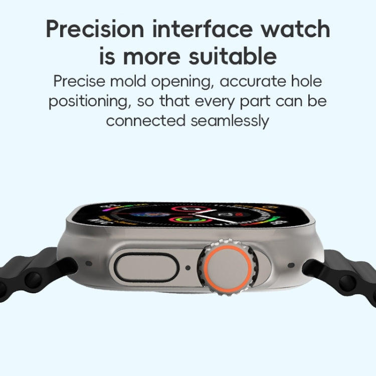 For Apple Watch Series 2 42mm ZGA Ocean Silicone Watch Band(Red) - Watch Bands by ZGA | Online Shopping South Africa | PMC TechLife | Buy Now Pay Later Mobicred