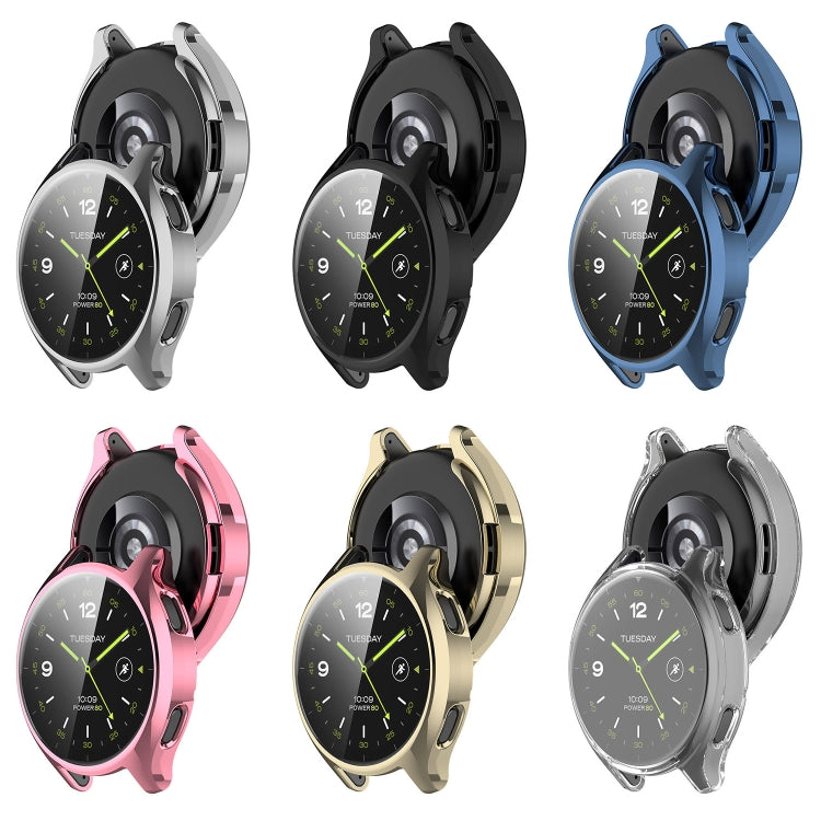 For Xiaomi Watch 2 Full Coverage TPU Electroplated Watch Protective Case(Transparent) - free shipping - PMC TechLife - Order now!