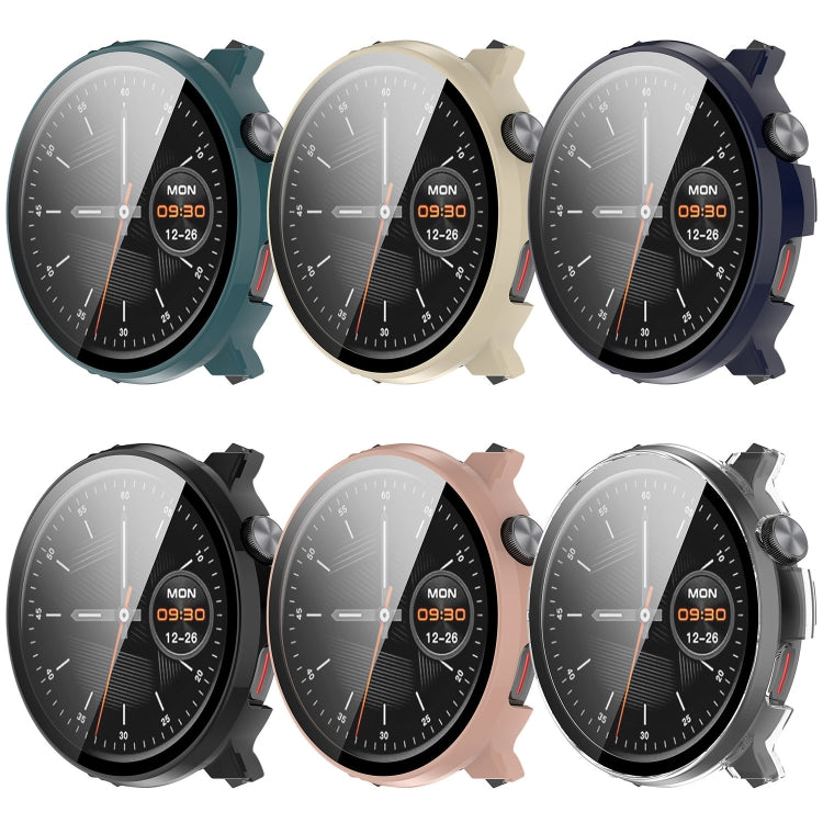 For Xiaomi Mibro Watch Lite 2 PC + Tempered Film Integrated Watch Protective Case(Black) - Watch Cases by PMC TechLife | Online Shopping South Africa | PMC TechLife | Buy Now Pay Later Mobicred