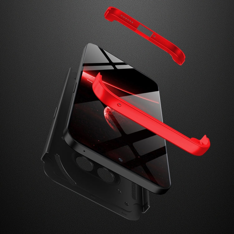 For Nothing Phone 2a GKK Three Stage Splicing Full Coverage PC Phone Case(Black Red) - free shipping - PMC Jewellery - Order now!