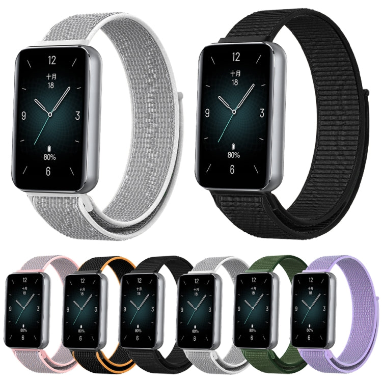 For Honor Band 9 Woven Nylon Loop Watch Band(Purple) - Watch Bands by PMC TechLife | Online Shopping South Africa | PMC TechLife