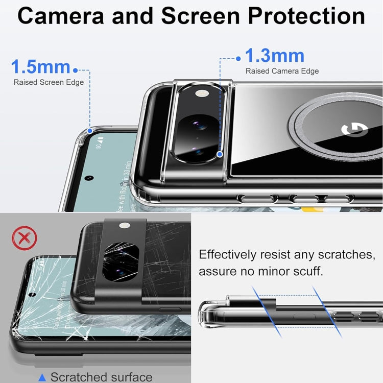 For Google Pixel 9 / 9 Pro Transparent Frosted MagSafe Phone Case - Google Cases by PMC TechLife | Online Shopping South Africa | PMC TechLife | Buy Now Pay Later Mobicred