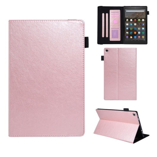 For Amazon Kindle Fire HD10 2017/2019 Extraordinary Series Smart Leather Tablet Case(Rose Gold) - Amazon by PMC Jewellery | Online Shopping South Africa | PMC Jewellery | Buy Now Pay Later Mobicred