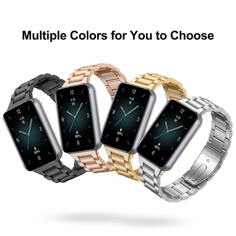 For Honor Band 9 Three Strains Metal Watch Band(Gold) - free shipping - PMC TechLife - Order now!