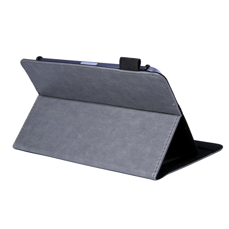 7 inch Extraordinary Series Leather Tablet Case(Grey) - 7 inch by PMC TechLife | Online Shopping South Africa | PMC TechLife | Buy Now Pay Later Mobicred