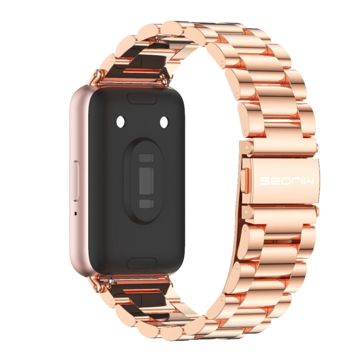 For Samsung Galaxy Fit 3 Mijobs Three-Beads Metal Watch Band(Rose Gold) - free shipping - PMc TechLife - Order now!