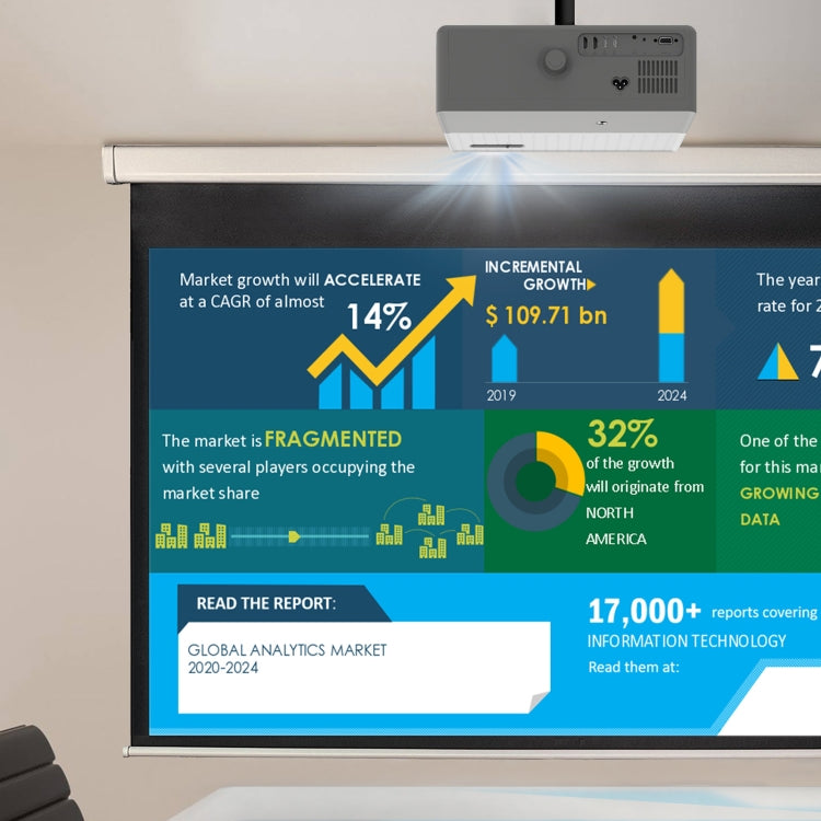 D4000 1080P HD Home Portable LED Projector(EU Plug) - LED Projector by PMC TechLife | Online Shopping South Africa | PMC TechLife | Buy Now Pay Later Mobicred