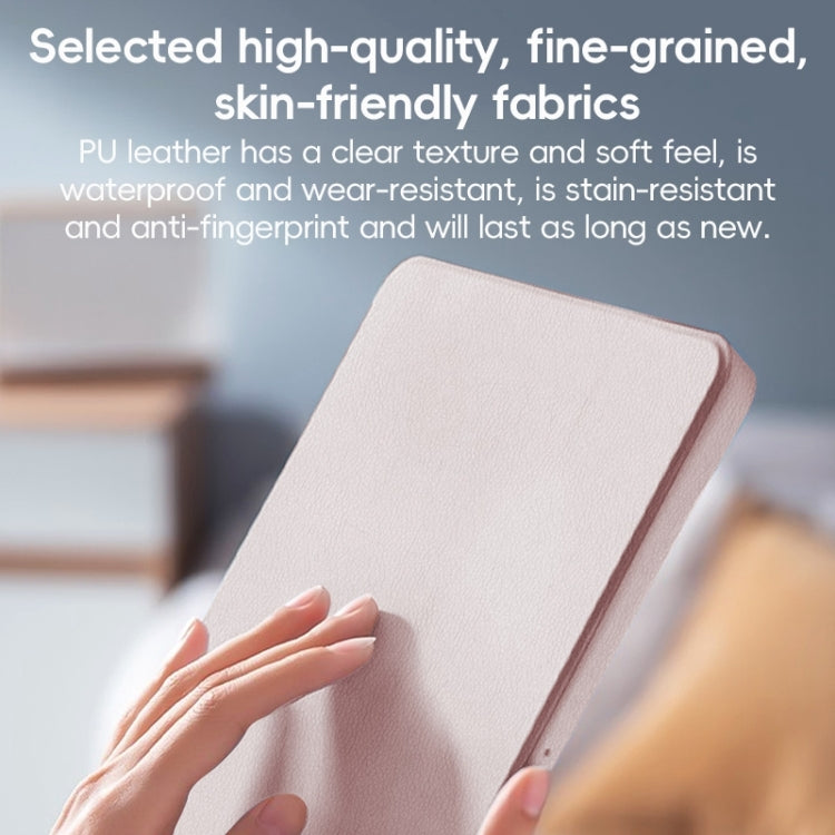 For iPad 2025 / 2022 ZGA Tri-Fold 360 Rotation Smart Leather Tablet Case(Pink) - free shipping - PMc TechLife - Order now!