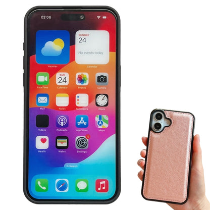 For iPhone 16 Multifunctional Seven Cards Wallet Leather Phone Case(Rose Gold) - iPhone 16 Cases by PMC Jewellery | Online Shopping South Africa | PMC Jewellery | Buy Now Pay Later Mobicred