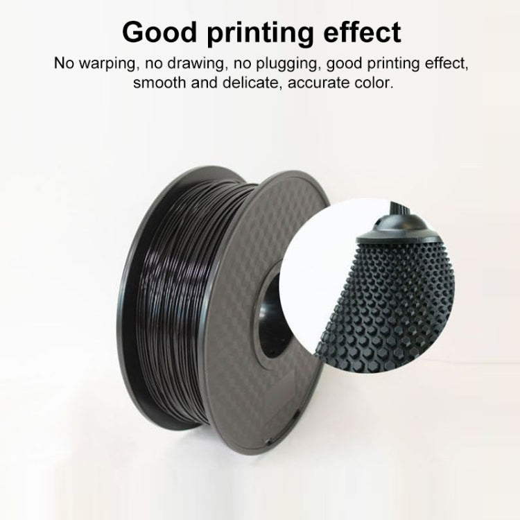 1.0KG 3D Printer Filament PLA-F Composite Material(Black) - Consumables by PMC Jewellery | Online Shopping South Africa | PMC Jewellery | Buy Now Pay Later Mobicred