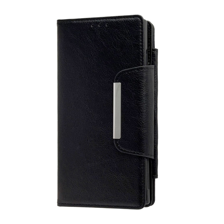 For Google Pixel 7a Multifunctional 7-Card Wallet Leather Phone Case(Black) - Google Cases by PMC TechLife | Online Shopping South Africa | PMC TechLife | Buy Now Pay Later Mobicred