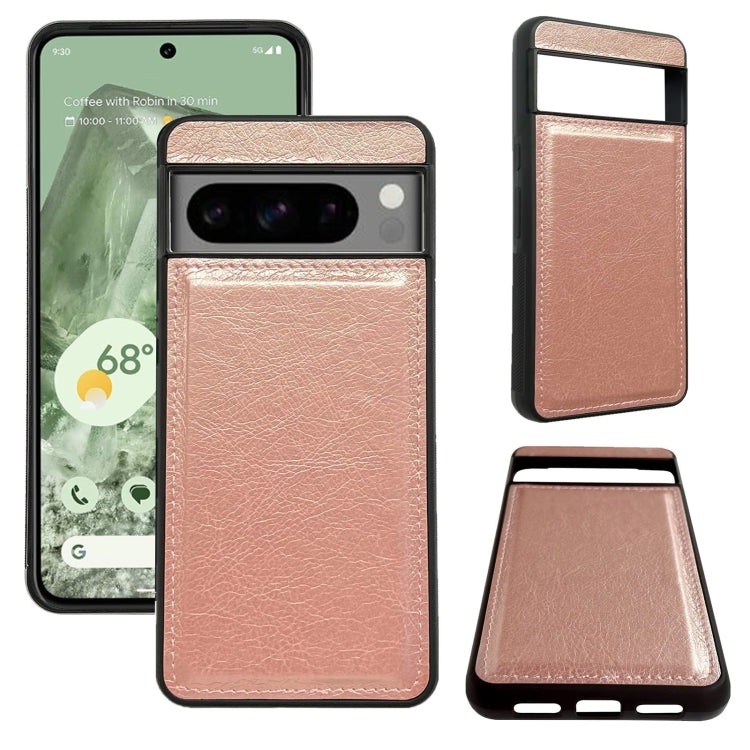 For Google Pixel 7 Pro Multifunctional 7-Card Wallet Leather Phone Case(Rose Gold) - Google Cases by PMC TechLife | Online Shopping South Africa | PMC TechLife | Buy Now Pay Later Mobicred