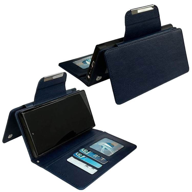 For Google Pixel 7 Multifunctional 7-Card Wallet Leather Phone Case(Royal Blue) - Google Cases by PMC TechLife | Online Shopping South Africa | PMC TechLife | Buy Now Pay Later Mobicred