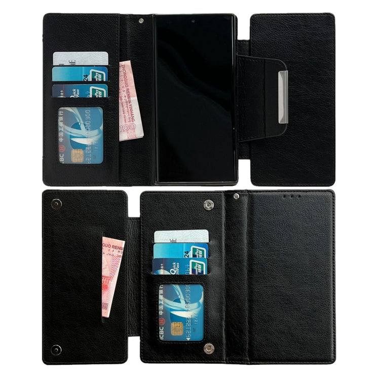 For Google Pixel 6 Pro Multifunctional 7-Card Wallet Leather Phone Case(Black) - Google Cases by PMC TechLife | Online Shopping South Africa | PMC TechLife | Buy Now Pay Later Mobicred