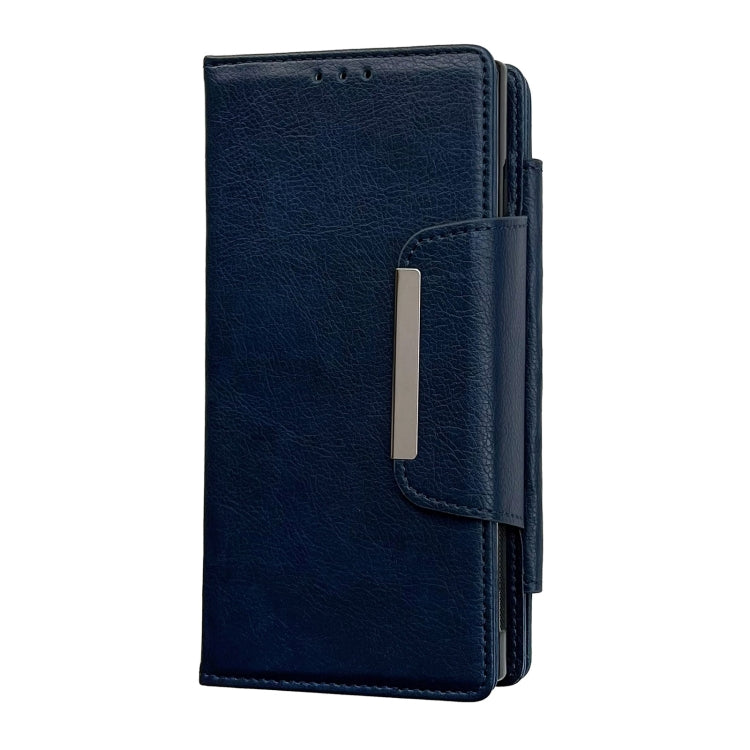 For Google Pixel 6 Pro Multifunctional 7-Card Wallet Leather Phone Case(Royal Blue) - Google Cases by PMC TechLife | Online Shopping South Africa | PMC TechLife | Buy Now Pay Later Mobicred