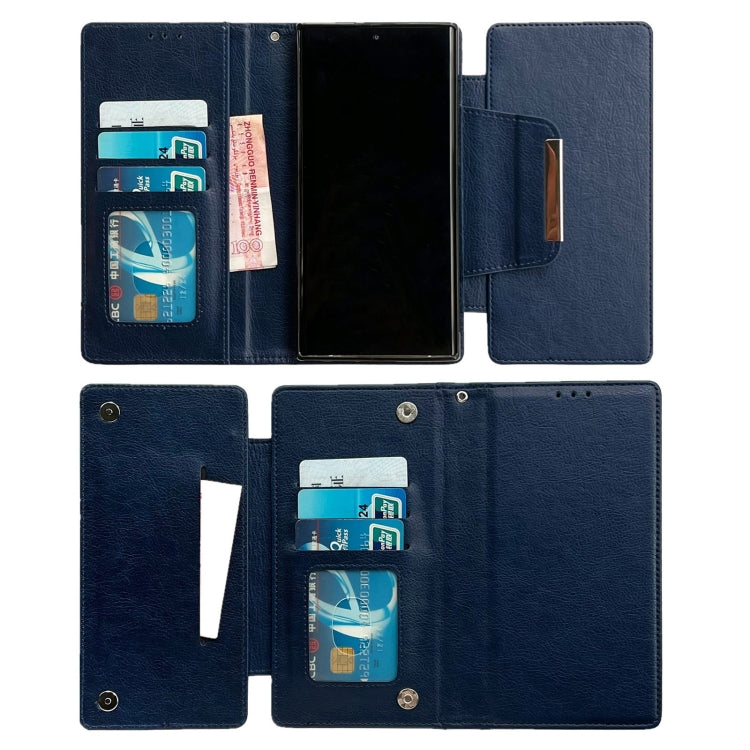 For Google Pixel 6 Pro Multifunctional 7-Card Wallet Leather Phone Case(Royal Blue) - Google Cases by PMC TechLife | Online Shopping South Africa | PMC TechLife | Buy Now Pay Later Mobicred