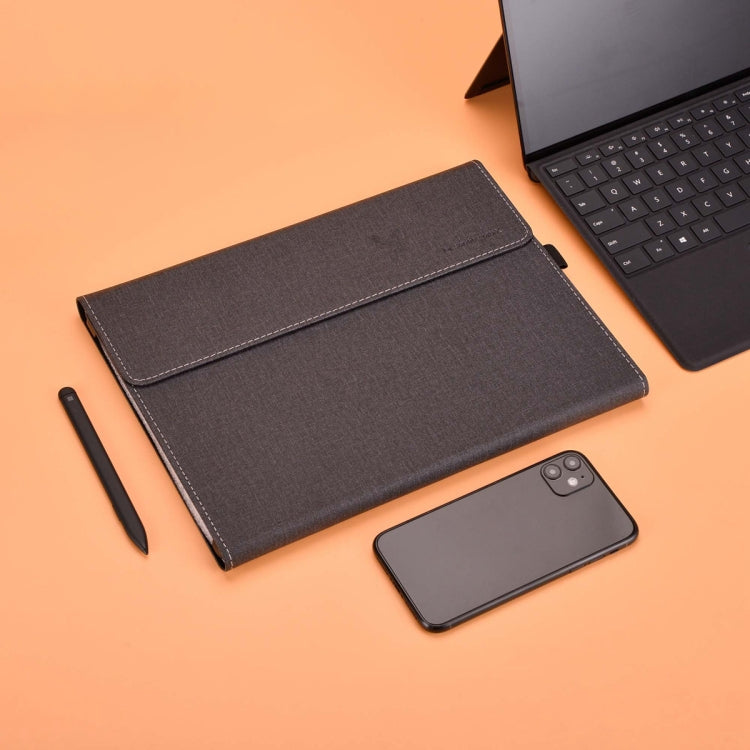 For Microsoft Surface Pro 10 Cloth Texture PC Tablet Protective Case(Black) - free shipping - PMC TechLife - Order now!