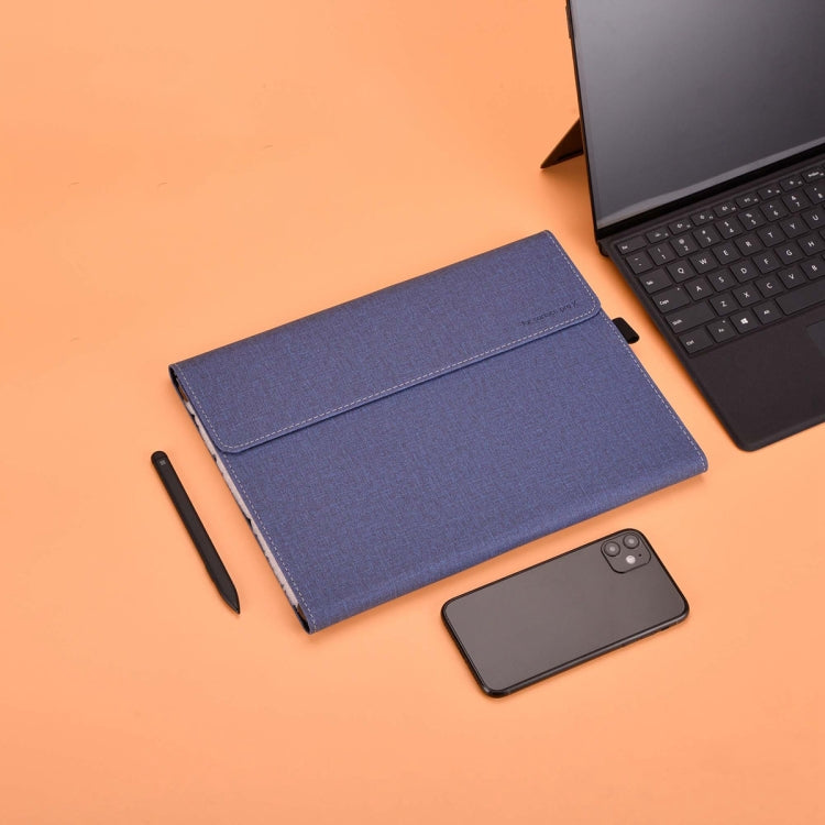 For Microsoft Surface Pro 10 Cloth Texture PC Tablet Protective Case(Dark Blue) - Others by PMC TechLife | Online Shopping South Africa | PMC TechLife | Buy Now Pay Later Mobicred