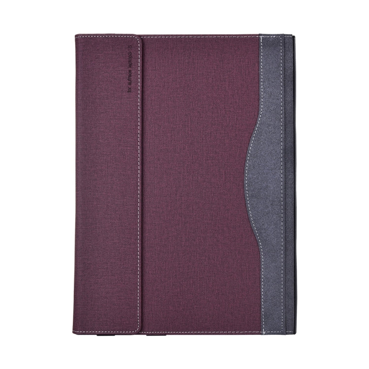 For Microsoft Surface Laptop 6 15 inch Cloth Texture Laptop Leather Protective Case(Wine Red) - free shipping - PMC TechLife - Order now!