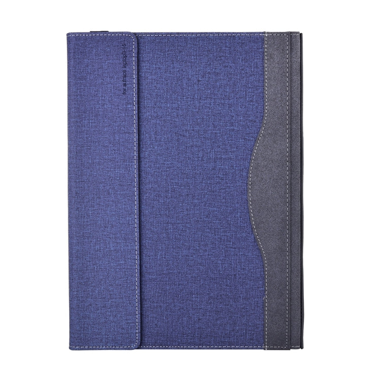 For Lenovo ThinkPad X1 Carbon Gen 10 Cloth Texture Laptop Leather Protective Case(Deep Blue) - free shipping - PMC Jewellery - Order now!